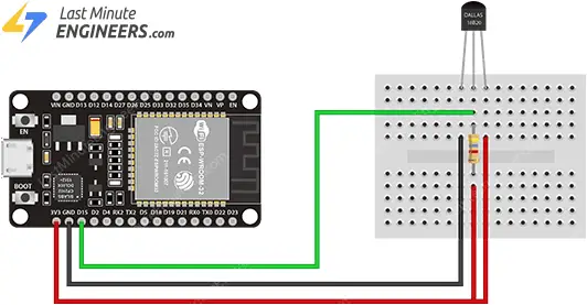 esp32 ds18b20 wiring