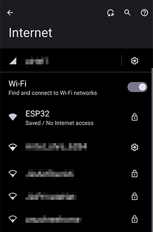 esp32 web server access point mode joining server